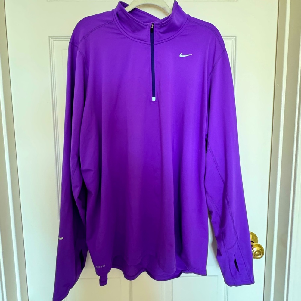 Nike Dri Fit Running Zip Pullover XXL EUC